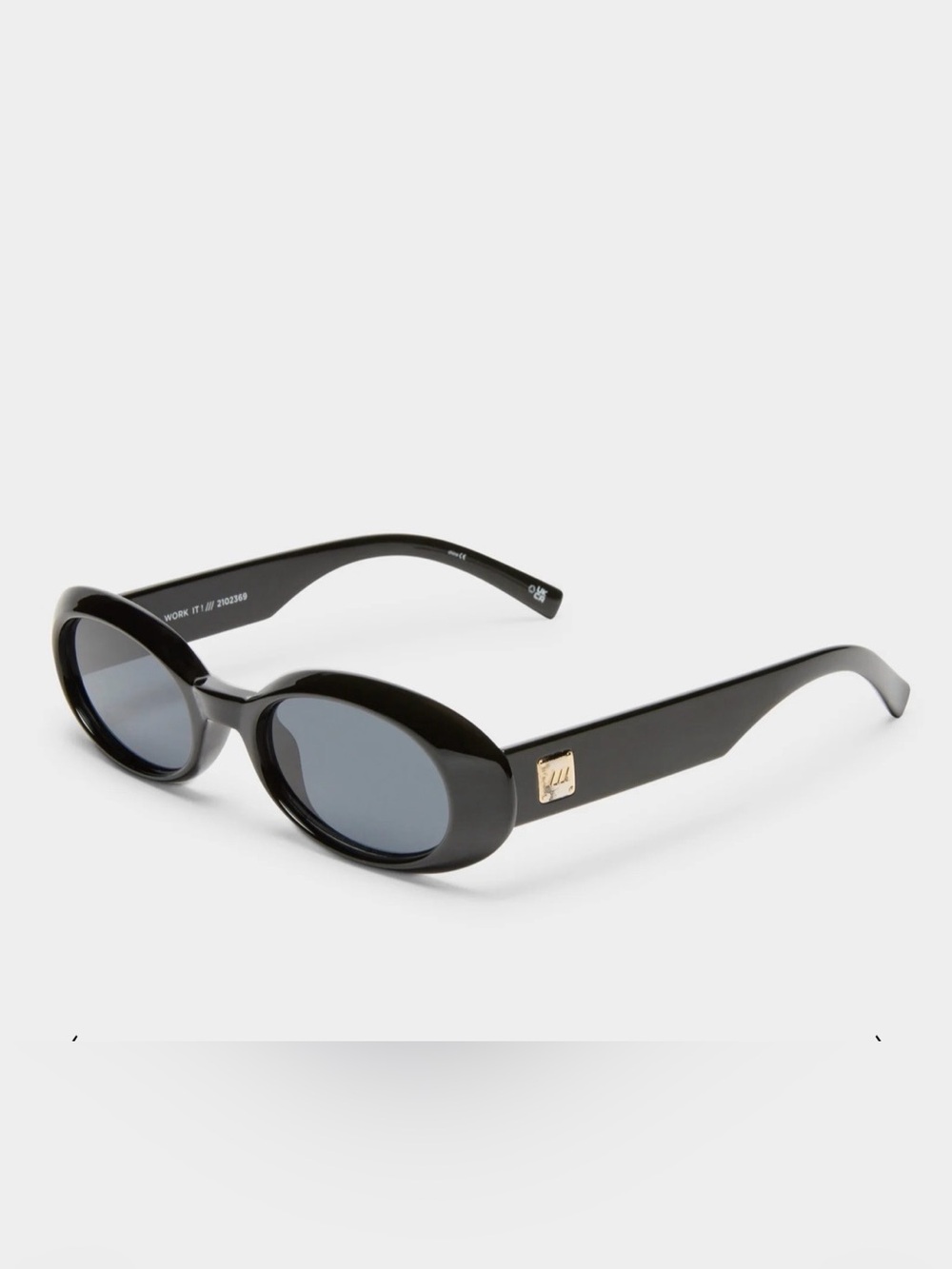 Le Specs Work It Sunglasses in Black